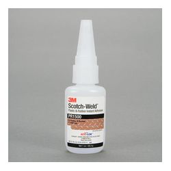 3M Scotch-Weld Plastic & Rubber Instant Adhesive PR1500, 1 oz/28.3 g Bottle, 10 per case