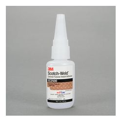 3M Scotch-Weld General Purpose Instant Adhesive EC2500, 1 oz/28.3 g Bottle, 10 per case