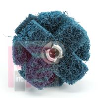 3M Standard Abrasives Buff and Blend Cross Buff HS 725005 1-1/2 in x 1/2 in x 3 Ply x 8-32 A MED 50 per inner 500 per case