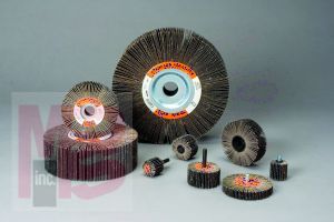 3M Standard Abrasives A/O Flap Wheel 611106 1 in x 1/2 in x 1/4 in 80 10 per inner 100 per case