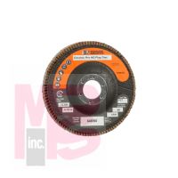 3M Standard Abrasives Ceramic Pro Type 27 High Density Flap Disc 645161 4 1/2 in x 7/8 80 Y-weight 10 per case