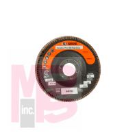3M Standard Abrasives Ceramic Pro Type 29 High Density Flap Disc 645197 7 in x 7/8 80 Y-weight 5 per case