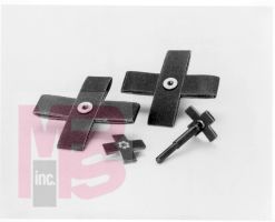 3M Standard Abrasives Zirconia Cross Pad 723080 8 PLY 6 in x 6 in 1-1/2 in 1/4-2080 100 per case