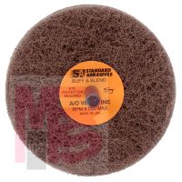 3M Standard Abrasives Buff and Blend GP Wheel 880516 3 in x 3 Ply x 1/4 in A VFN 10 per inner 100 per case