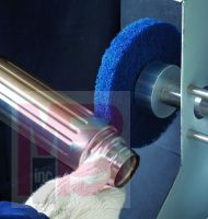 3M Standard Abrasives Buff and Blend HS Wheel 880476 3 in x 3 Ply x 1/4 in A MED 10 per inner 100 per case