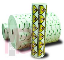 3M Wide Web Label Materials FP032302WW-A 2.3 White Metallized Polypropylene TC  54 in x 50 yd Single Roll  1 per case