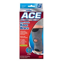 ACE Brand TekZone Open Patella Knee Brace 207732, Small/Medium