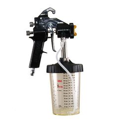 3M 12s Spray Gun, 12s-Pro2, 1 Quart Cup, Reg, 0.9, # 5, 1.3, # 8, 1 per case