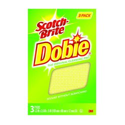 3M 723-2F Scotch-Brite Dobie(TM) All Purpose Cleaning Pad 2.6 in x 4.3 in x .5 in - Micro Parts & Supplies, Inc.