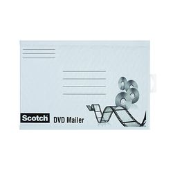Scotch Bubble Mailer 8949, 7.25 in x 11.25 in DVD