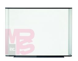 3M M2418FMY Melamine Dry Erase Board 24 in x 18 in x 1 in (60.9 cm x 45.7 cm x 2.5 cm) Mahogany Finish Frame - Micro Parts & Supplies, Inc.
