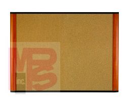 3M C4836MY Cork Board 48 in x 36 in x 1 in (121.9 cm x 91.4 cm x 2.5 cm) Mahogany Finish Frame - Micro Parts & Supplies, Inc.