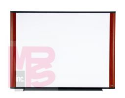 3M M7248LC Melamine Dry Erase Board 72 in x 48 in x 1 in (182.8 cm x 121.9 cm x 2.5 cm) Light Cherry Finish Frame - Micro Parts & Supplies, Inc.