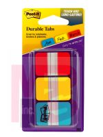 3M 686-RYBT Post-it Durable Tabs 1 in x 1.5 in Red Canary Yellow Black - Micro Parts & Supplies, Inc.