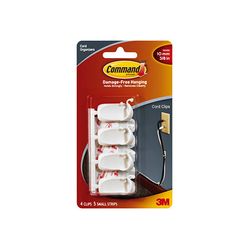 Command Cord Clips 17301 White