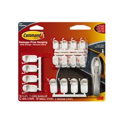 Command Cord Clips 17379 White