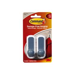 Command Designer Ball Hooks 17084N Medium Blue