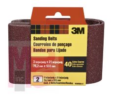 3M 9285NA-2 Sanding Belt 3 in x 21 in Ex. Coarse 40 grit - Micro Parts & Supplies, Inc.
