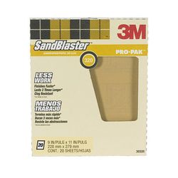 3M SandBlaster Sandpaper 30320ES-10-B, 9 in x 11 in (228 mm x 279 mm)