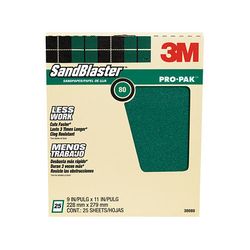 3M SandBlaster Sandpaper, 30080ES-10-B, 9 in x 11 in (228 mm x 279 mm)