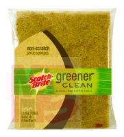 3M Scotch-Brite Greener Clean Non-Scratch Scrub Sponge 2ct 97050-S  4.5 in x 2.7 in  8/2