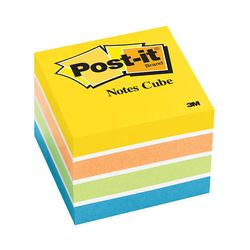 POST-IT CUBE NEON 2051-N, 2 in x 2 in Assorted Neon 400SHTS/CUBE 24/CS