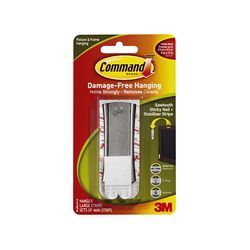 Command Sticky Nail Sawtooth Hanger 17047 White