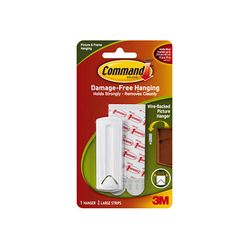 Command Wire-Backed Picture Hanger 17041 White