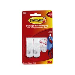 Command Hooks 17002ES Small White