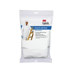 3M TEKK Protection Protective Clothing 92074-80025T, Hooded Coverall, Lg, 6/case