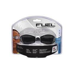 3M 92224-80025 TEKK Protection(TM) Fuel(TM) Sport Safety Eyewear Silver/Black Frame, Gray Mirror Lens - Micro Parts & Supplies, Inc.