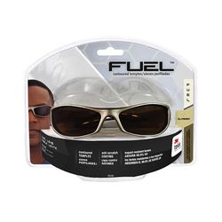 3M 92228-80025 TEKK Protection(TM) Fuel(TM) Classic Safety Eyewear, Light Bronze Frame, Brown Lens - Micro Parts & Supplies, Inc.