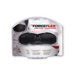 3M 92231-80025 ForceFlex(TM) Flexible Safety Eyewear, Black Frame, Full Frame, Gray - Micro Parts & Supplies, Inc.