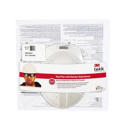 3M 91270-80025T TEKK Protection(TM) Hard Hat with Ratchet Adjustment - Micro Parts & Supplies, Inc.