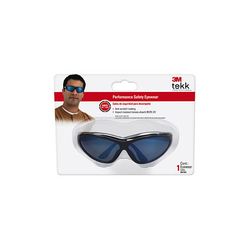 3M 90763-80025T TEKK Protection(TM) Classics Series Safety Eyewear Dual-lens Design, Black Frame, Blue Mirror Lenses - Micro Parts & Supplies, Inc.