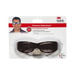 3M TEKK Protection Classics Series Safety Eyewear 90190-80025T, Black Frame, Indoor/Outdoor Mirror Lens