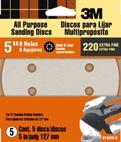 3M 9145NA Hook and Loop Backed All Purpose 5 inch Sanding Discs Ex.Fine Grit - Micro Parts & Supplies, Inc.