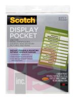 3M WL854C Scotch Display Pockets 8.81 in x 11.2 in (223 cm x 284 cm) - Micro Parts & Supplies, Inc.