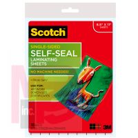 3M LS854SS-10 Scotch Single-Sided Laminating Sheets 9 in x 12 in Letter Size Single Sided - Micro Parts & Supplies, Inc.