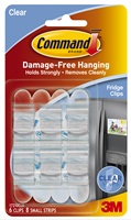 3M 17210CLR Command Clear Fridge Clips Clear Strips - Micro Parts & Supplies, Inc.