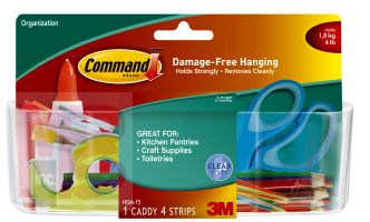 3M HOM-15 Command Clear Large Caddy Clear Strips - Micro Parts & Supplies, Inc.