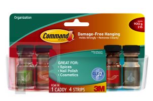 3M HOM-14 Command Clear Medium Caddy Clear Strips - Micro Parts & Supplies, Inc.