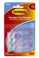 3M 17024CLR-ES Command Clear Small Refill Strips - Micro Parts & Supplies, Inc.