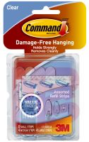 3M 17200CLR-ES Command Clear Assorted Refill Strips - Micro Parts & Supplies, Inc.