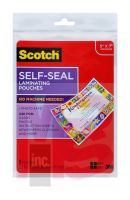 3M Scotch Self-Sealing Laminating Sheets PL905  5.3 in x 7.3 in (136 mm x 187 mm)