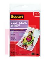 3M Scotch Self-Sealing Laminating Pouches PL900G  4.3 in x 6.3 in (111 mm x 161 mm)