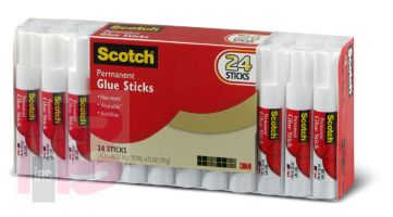 3M Scotch Glue Sticks 6008-24-S .28 oz (8 g) 24-Pack 36 per case