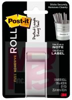 3M Post-it Full Adhesive Roll 2650-W  1 in x 400 in (25.4 mm x 10.1 m)