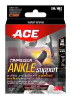 3M ACE Compression Ankle Support 901001  Small/Medium