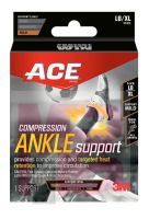 3M ACE Compression Ankle Support 901002  Large/Extra Large